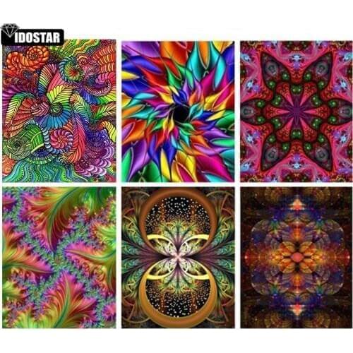 Diamond Painting Cross Stitch "Mandala abstract scenery" Full Square Round Diy 5d Diamond Embroidery Picture Rhinestone Art