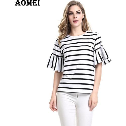Женские хлопковые футболки AOMEI China At AliExpress
