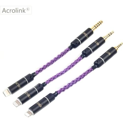 Acrolink 2.5mm/3.5mm/4.4mm Audio Cable with i Phone Connector,MFi-Certified to Aux Cable for i Phone record cable