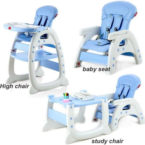 Free Shipping 3 In 1 Baby Dining Chair Seat Multifunctional Kids Child Eating Table Highchairs Seat Children Feeding Chair