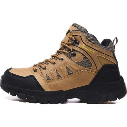 High top Hiking shoes Men Autumn Winter Waterproof Breathable Tactical boots Outdoor Camping Climbing Hunting Trekking sneakers