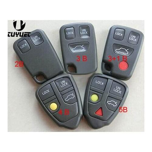 Remote Control Key Shell for Volvo C30 C70 S40 S60 S80 LXC90 Empty Blank Key Case