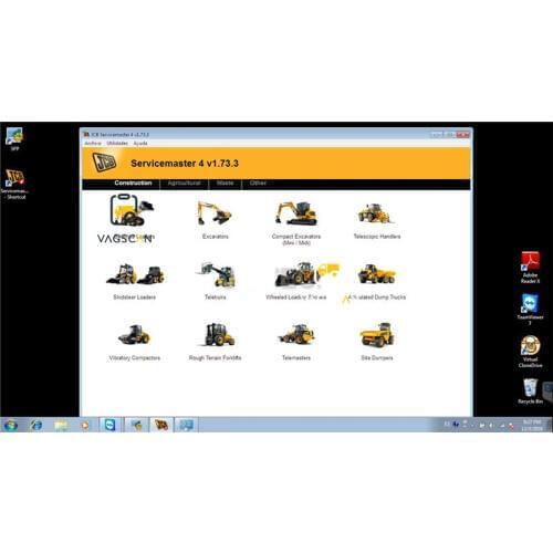 Servicemaster 4 V1.73.3 Diagnostic software for JCB Excavator ServiceMaster