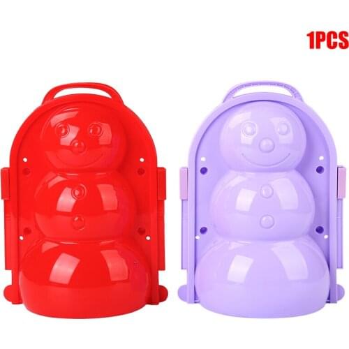 Snow Mold Snowball Maker Clip Snow Sand Mould Tool Toy for Children Kids Outdoor Winter can CSV
