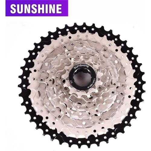 SUNSHINE 8 Speed Cassette bicycle flywheel Sprockets Wide Ratio 32 36 40 42T MTB Mountain Bike Bicycle Cassette bicycle flywheel