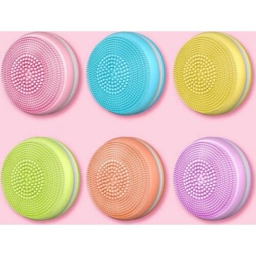 Ortable Small Silicone Face Scrub Brush, Deep Cleansing Face Wash Brush, Pore Cleansing/Exfoliating Massage Tool Drop Shipping