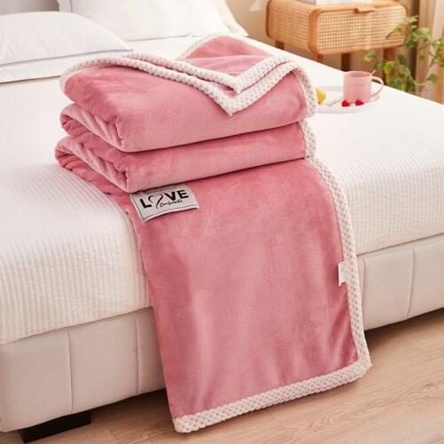 Multi-purpose Velvet Cover Blanket Soft Warm Casual Blanket for Office Travel Outdoor Bedspread Sheet Blanket 200x230cm