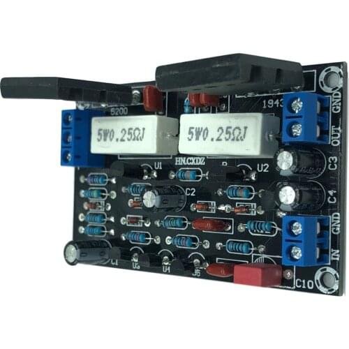 PCB Mono Channel HiFi Audio Amplifier Board, Module Board DC35V for Speaker Home