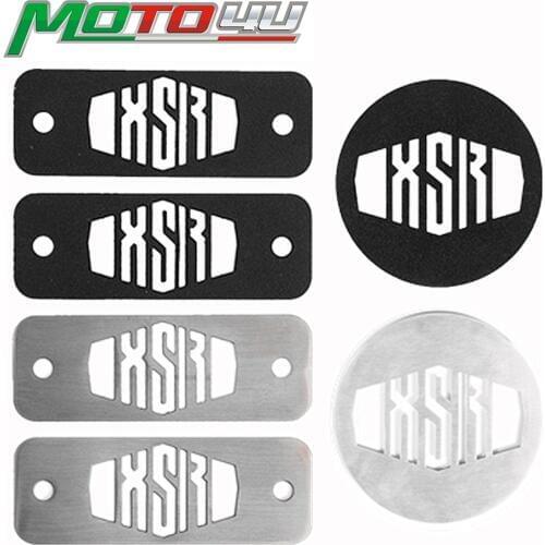 New Stainless Steel Fuse Box Top Plates Powder Coated Clutch Cover Top Silver Black For Yamaha XSR XSR900 XSR 900