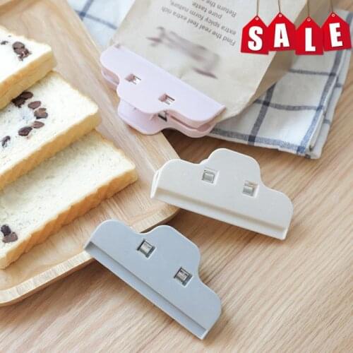 Plastic Bag Sealer Snack Fresh Food Storage Bag Clips Kitchen Tool Accessories Mini Vacuum Sealing Clamp Food Clip Household