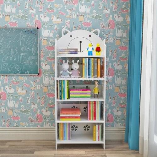 Simple Childrens Bookshelf Floor Small Student Multi-layer Bedroom Racks Living Room Simple And Economical Storage