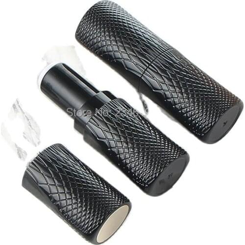 Empty Marbling Lipstick Tube Circular Lip Balm Tube 12.1mm Black Cat Lipstick Cosmetic Container Snake Grain Lipbalm Tube 30pcs