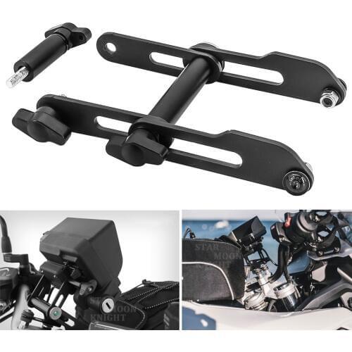 For BMW R1200R R1200RS R1250R R1250RS LC Motorcycle Adjustable Extend handlebar mobile phone Navigation bracket USB phone chargi