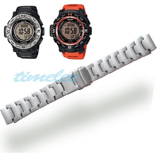 Stainless steel Strap for CASIO PRG-250,PRG-510,PRW-3500,PRW-5000,PRG-260T,PAW-2500T Watch bands