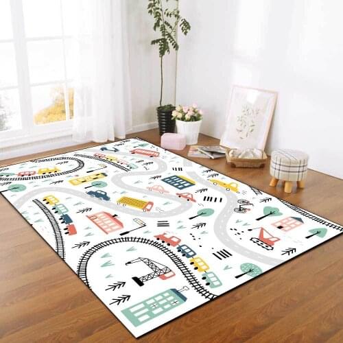 Bedroom Decor Baby Play Mat Puzzle Children Mat Thicken Baby Mat Baby Room Rugs Crawling Mat Folding Mat Baby Carpet 120x160cm