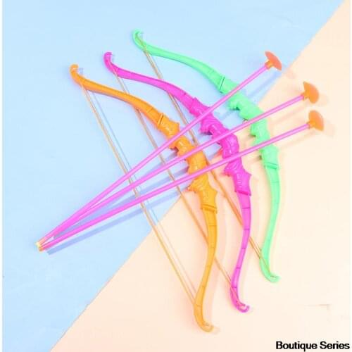 Children Shooting Outdoor Sports Toys Bow and Arrow with Suction Cups Childrens Plastic Toys Outdoor Fun Toys Bow Arrow Sucker