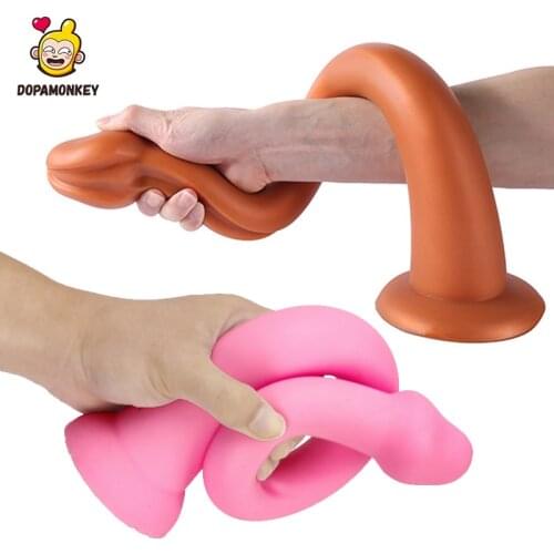 Super Long Dildo Soft Silicone Penis Sex Toys for Experienced Players Huge Dildo Female Masturbation Anal Plug Prostate Massage