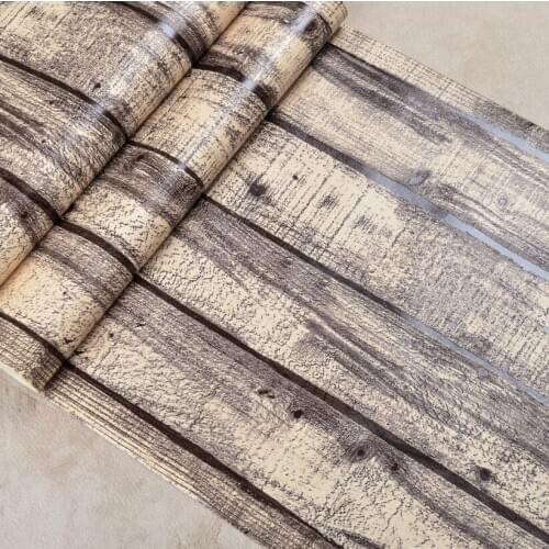 Papel tapiz de madera de Vintage, 3d paneles de madera, papel de pared, vinilo PVC, revestimiento de pared de tablones de madera