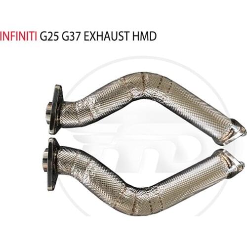 HMD Exhaust Manifold Downpipe for Infiniti FX35 Q50 G25 G37 Car Accessories With Catalytic converter Header intake manifolds