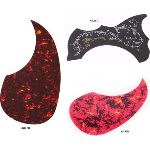 Alice Acoustic Guitar Pickguard Pick Guard Dickquard Fits 40" 41" 42" Plastic Professional Pick Guard Sticker
