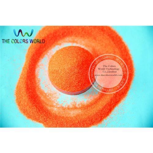 07 Neon Orange Red Colors 0.2mm size solvent resistant glitter for nail gel nail polish or Other art Decoration