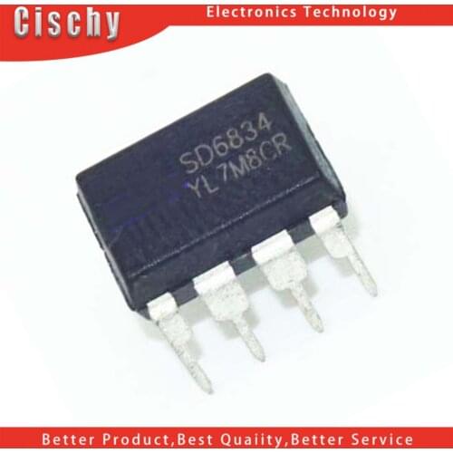 1pcs SD6834 DIP-8 SD6834 DIP new original