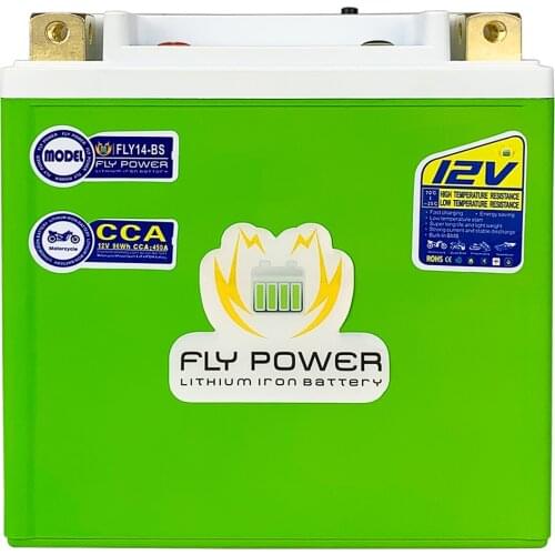 14-BS 12V 10Ah CCA 520A NEW Lithium Phosphate Motorcycle Starter Battery LiFePO4 Scooter Engine LFP For ATVs UTVs ETX14-BS YTX14