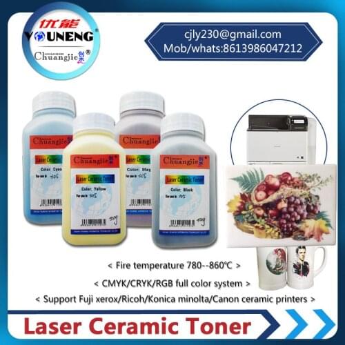 800 degree high temperature color ceramic toner powder Compatible For Ricoh and Xerox model vitrotype Print