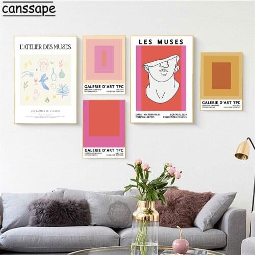 Abstract Wall Art Canvas Painting Minimalist Poster Geometric Print Modern Posters Quotes Pictures For Living Room Decoration