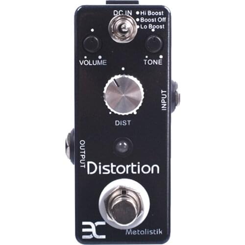 EX Pedal Metalistik TC-11 Metal Distortion 3 Working Modes:Lo Boost/BOOst Off/Hi Boost