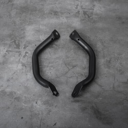 Cafe Racer Motorcycle Aluminum Rear Grab Bars Seat Pillion Passenger Rail Handle Armrest Arm Rests