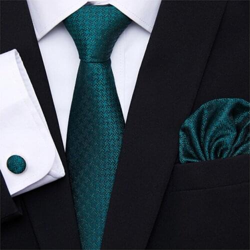 High Quality Hot sale Nice Handmade Wholesale 7.5 cm Woven Tie Pocket Squares Set Necktie Shirt Accessories Mans Striped