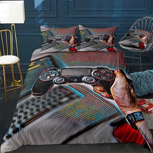 Lets play again Duvet Cover Twin/Queen/King Size Luxury Comforter Bedding Set With Pillowcase Home Bed Decora Dropshipping