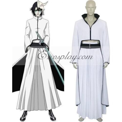 Bleach Cuarto Espada Ulquiorra Schiffer Cosplay Costume E001
