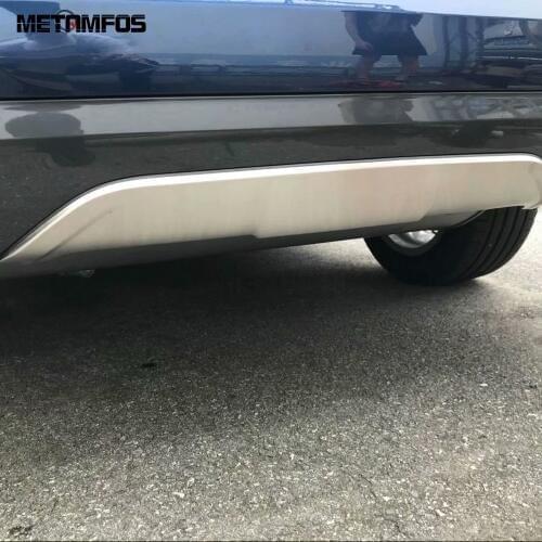 For BMW X3 M40i 4dr SUV 2018 2019 Accessories Stainless Steel Rear Bumper Plate Tail Guard Cover Trim Protector Car Styling