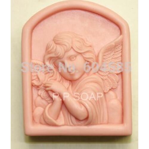 NEW The little girl angel soap fondant cake molds chocolate mould FM323