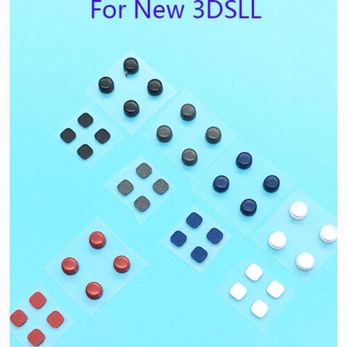 Original new Upper and lowe screw rubber feet cover for New 3DSLL/3DSXL screw dust plug cover rubber plug