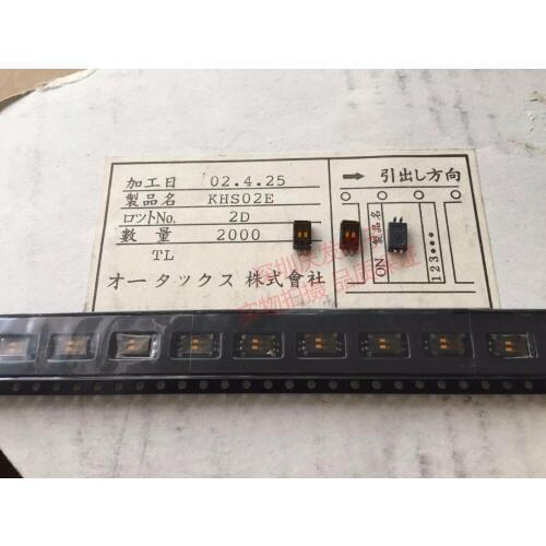 Original new 100% SMD 4pin spacing 1.27mm 2 bit dial code switch toggle switch KHS02E