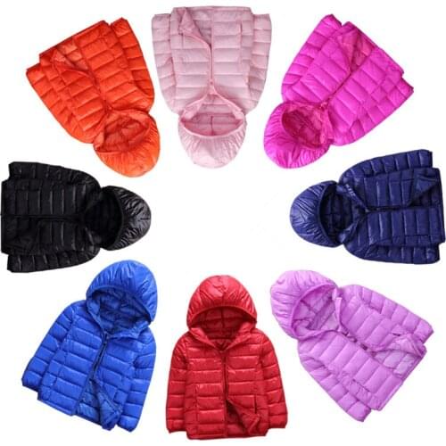 Autumn Winter Children 4-14 Years Old Cotton Padded Clothes for Boys Girls Cotton Padded Clothes Kids Hooded Coats
