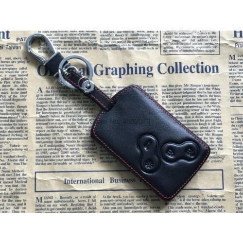 By DHL/Fedex 50pcs Remote 4 B Leather Key Case Cover For Renault Koleos Laguna Megane Sandero Scenic Captur Clio Duster Fluence