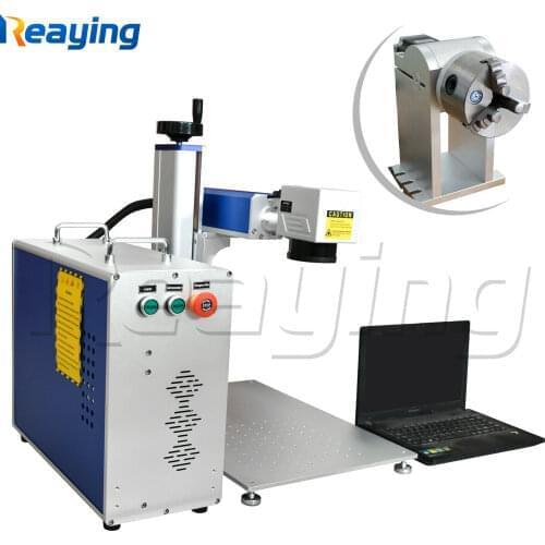 CNC mini portable fiber laser metal marking machine for lighter watcher camera engraving logo marker