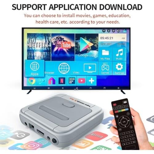 Video Game Console Retro Game Player 40000 Games Pre-install Built-in 40+ Emulators 4K -Compatible 128G Mini Portable Console