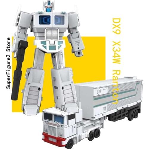 Transformation DX9 Toys White Ranton X34W Limited Edition Action Figure