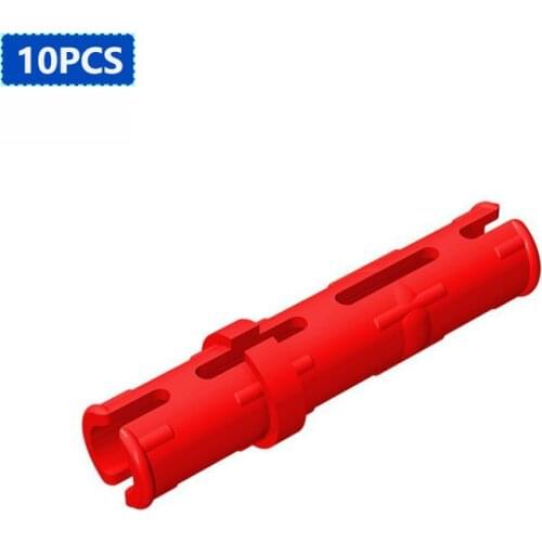 10Pcs Parts 6558 high-tech Pin Long Friction Ridges Lengthwise Building Blocks Parts DIY Educational Parts Toys For Kids
