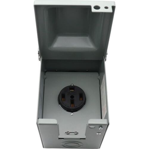 125/250V RV car Charging pile 30A/50A Power Outlet Box Panel RV Electrical Panel Electrical Car Generator For RV Camper Travel