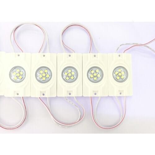 200pcs/lot SMD 2835 6 LED AC110V 220V Waterproof Advertisement Design LED Modules