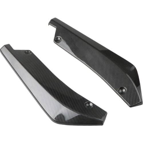 X7AE 2Pcs Universal Car Rear Bumper Lip Spoiler Diffuser Splitter Scratch Protector