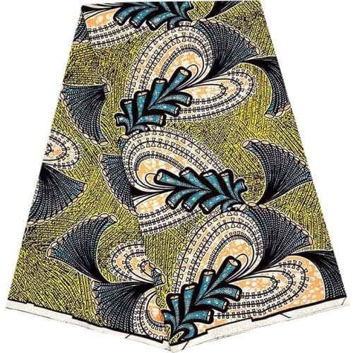 African Dress Material For Sewing Veritble Wax Original Ankara Printed Cotton Fabric By The Yard 100%Soft High Quality SP 1472