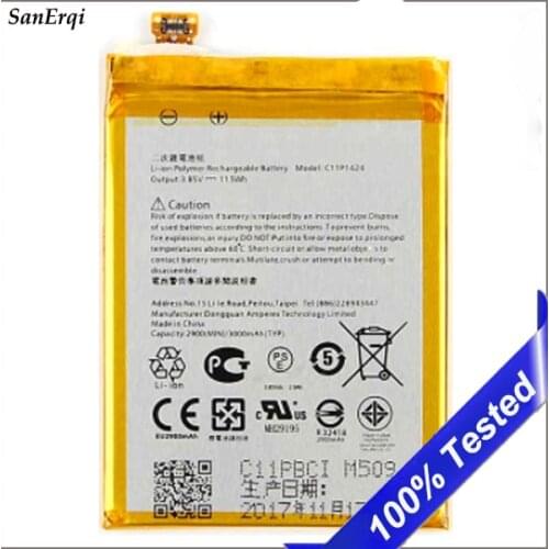 C11P1424 Battery For ASUS Zenfone2 Zenfone 2 ZE550 ML Z008D ZE551ML ZE550ML Z00ADB Z00AD Z00A 3000mAh