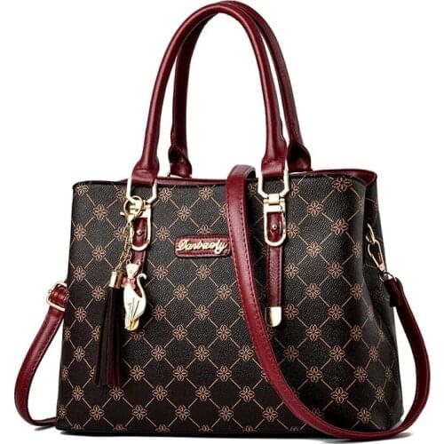 Brand Designer Tassel Shoulder Bags for Women 2021 Summer Beach Bag Female Crossbody Bag Fashion Tote Printing Luxury Handbags